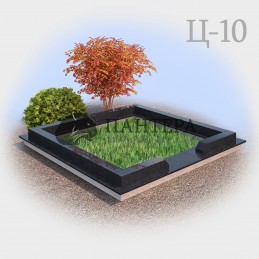 Гранитная ограда Ц10