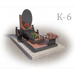 Мемориальный комплекс из двух видов гранита К6