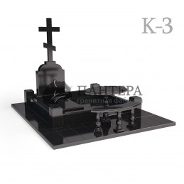 Мемориальный одиночный комплекс с крестом К3
